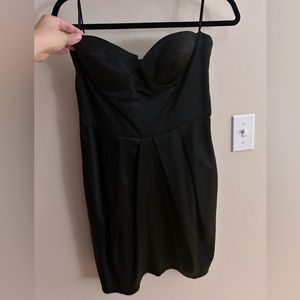 Strapless dress black